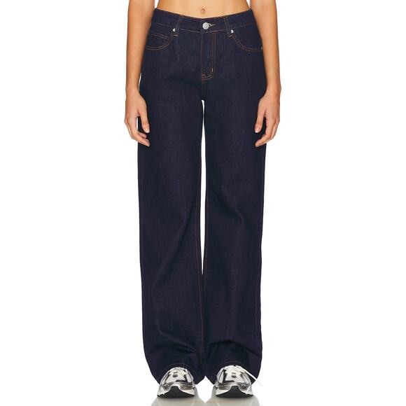 superdown Denim - Superdown Laya Baggy Jeans Wideleg Blue Womens Sz XL NWOT, NEW